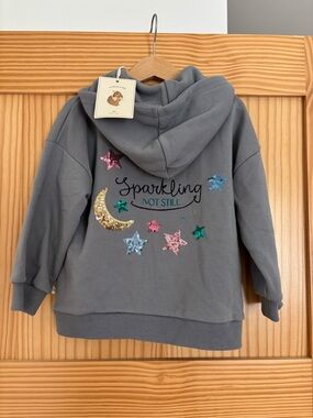 Konges Sløjd sequin hoodie, 3y, NWT